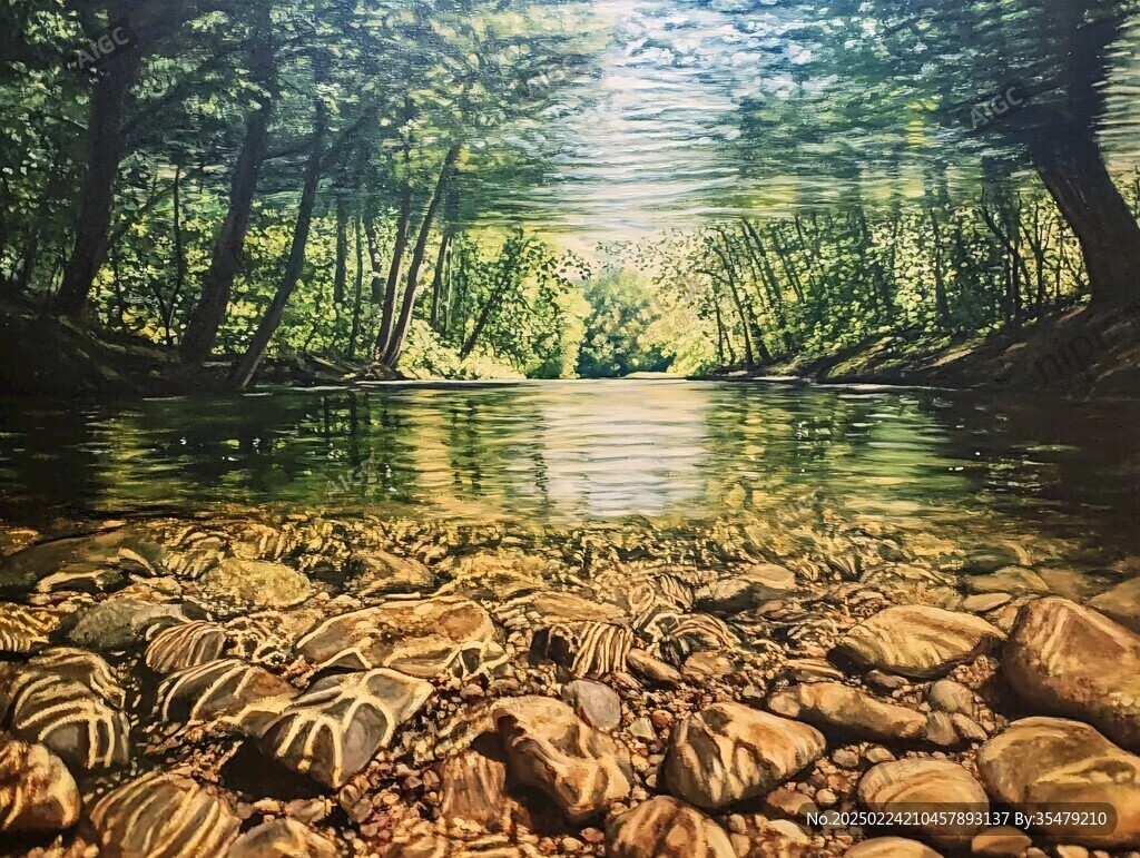 森林3d画