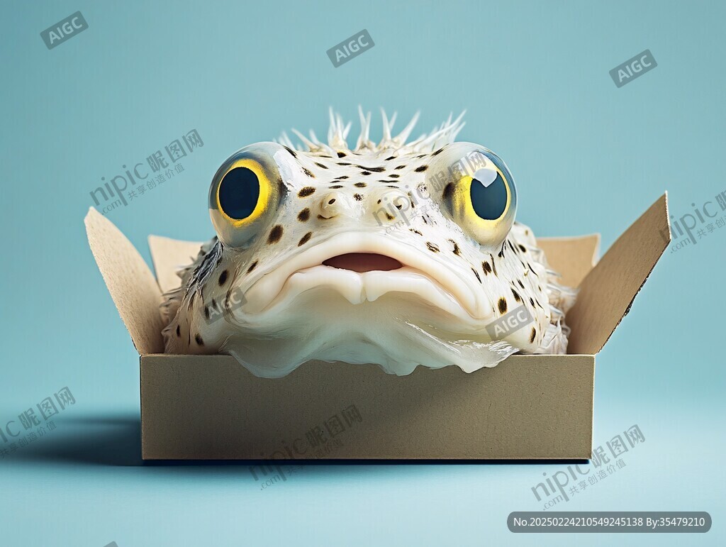 河豚宣传设计