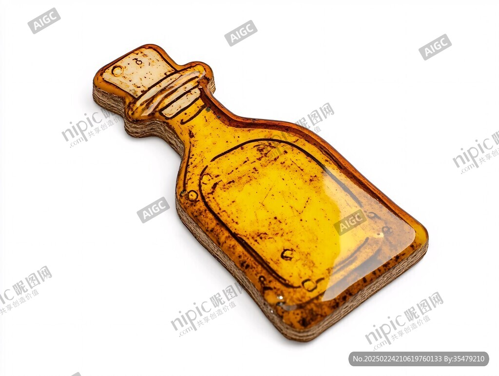 黄玻璃鼻烟壶