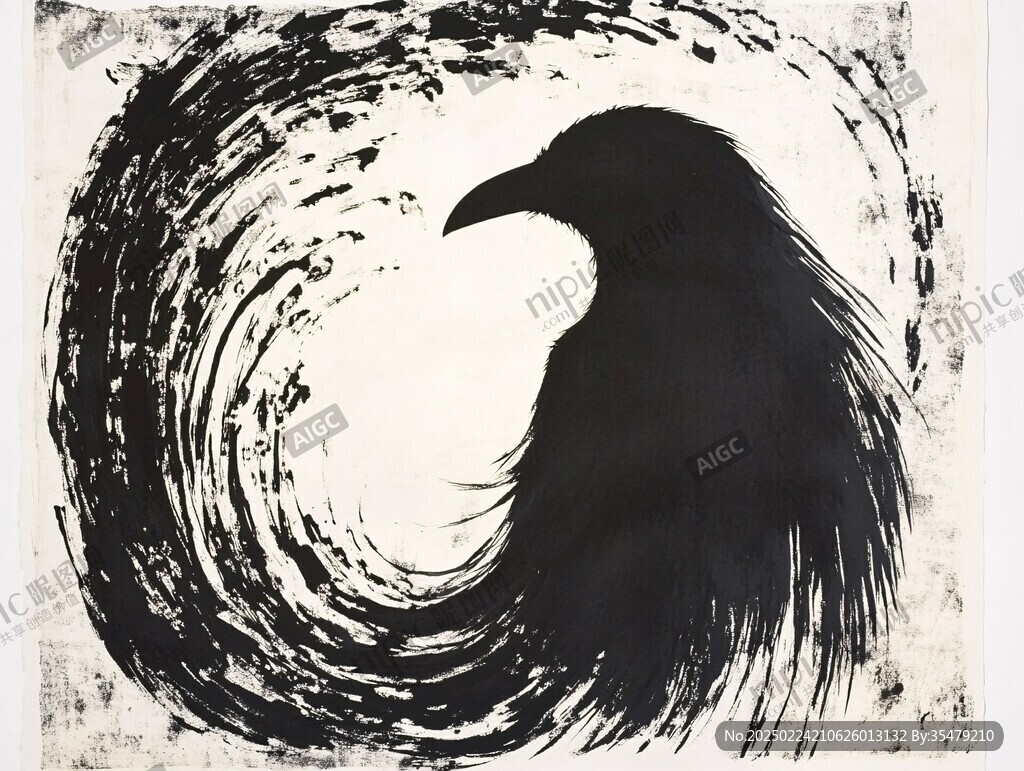 鹰版画