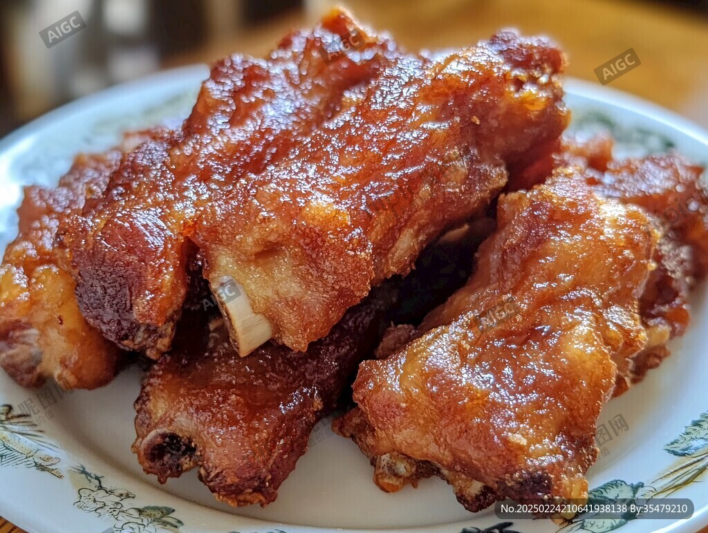 蜜汁肋排骨