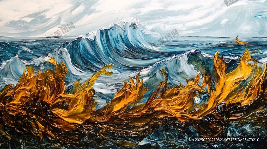 海洋流体画
