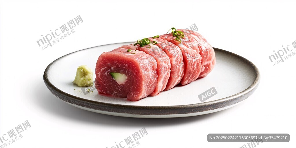 牛肉卷素材