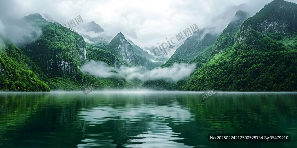 高清宽幅山水风光