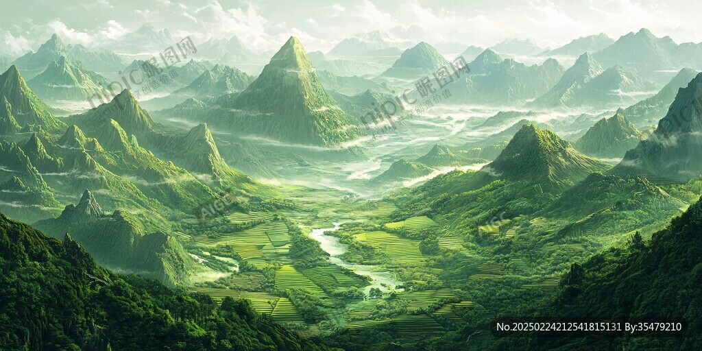 唯美奇幻大山