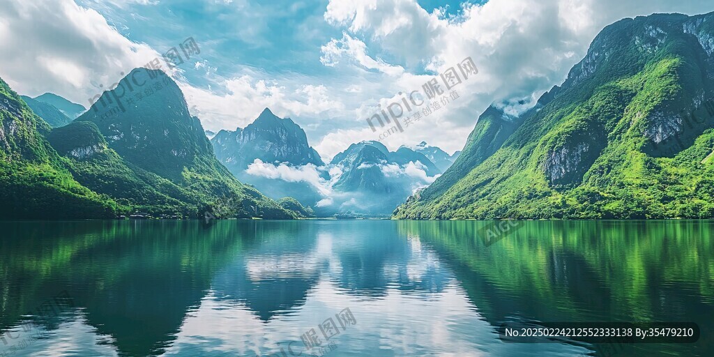 高清宽幅山水风光