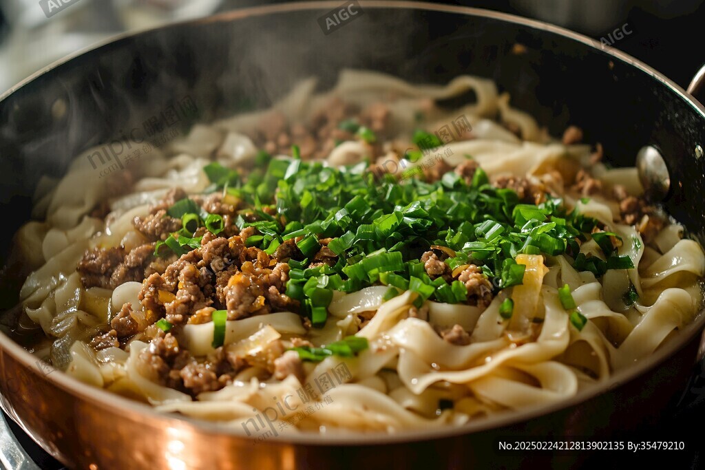 杂酱面特写