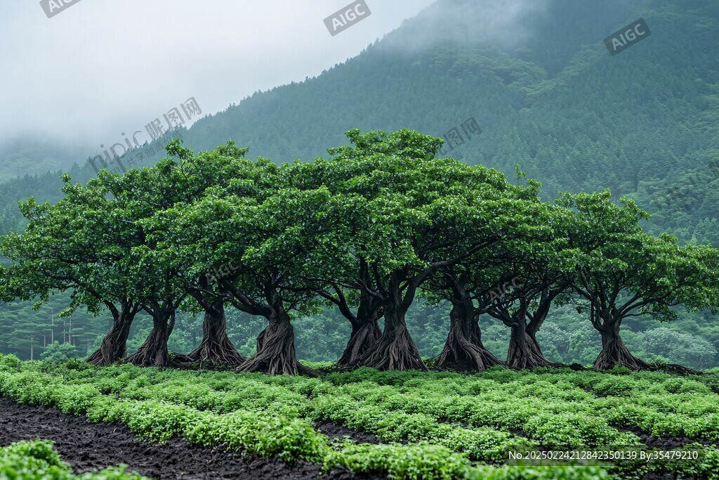 榕树群