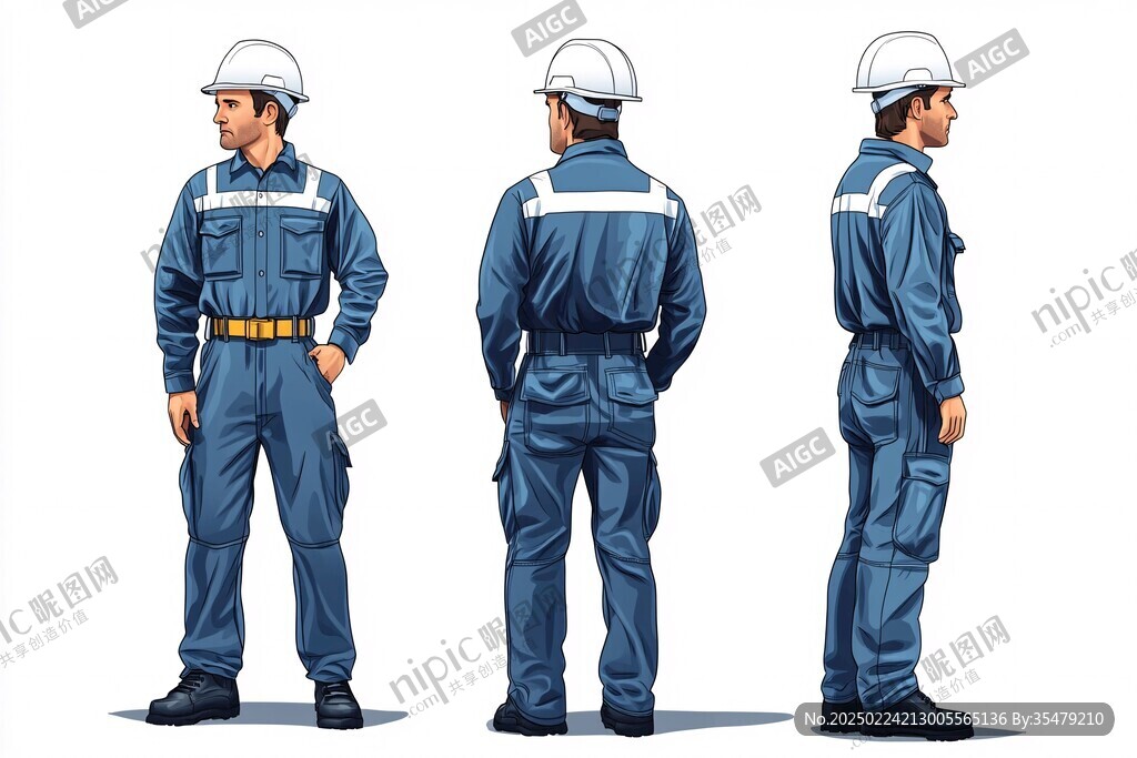 工作服素材