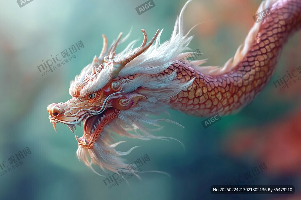 龙包装插画