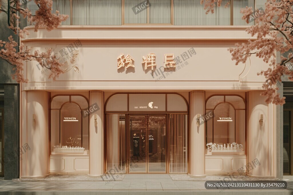 珠宝店门头设计