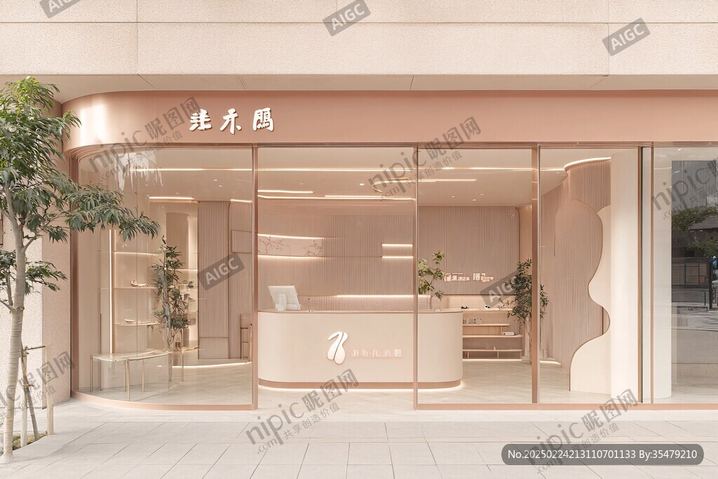 创意极简门头