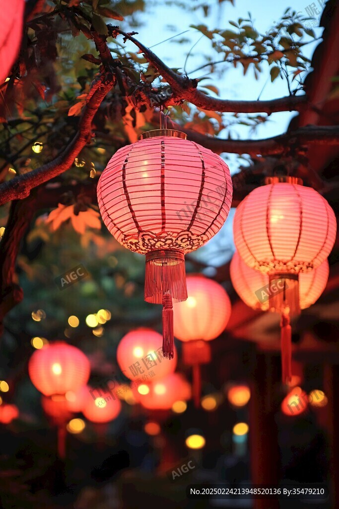 古风彩灯