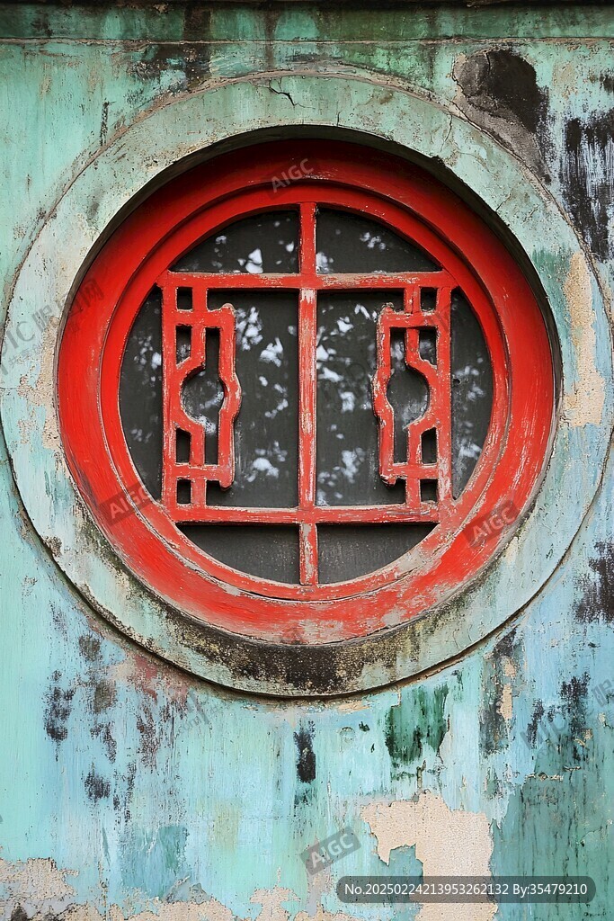 岭南圆形窗户