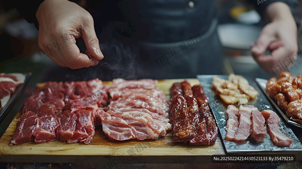 美食节手割肉