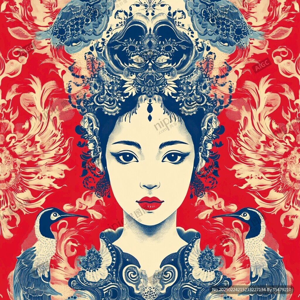 花旦插画