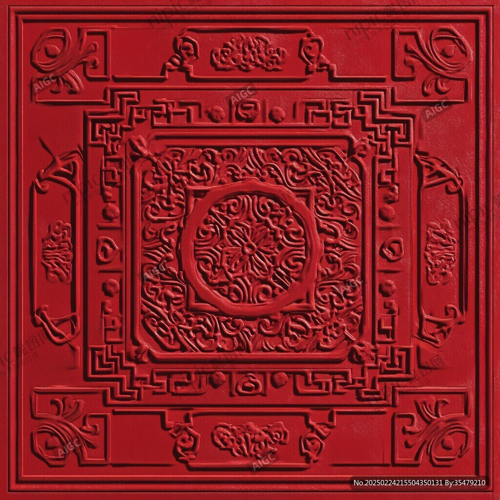 寿字浮雕门板