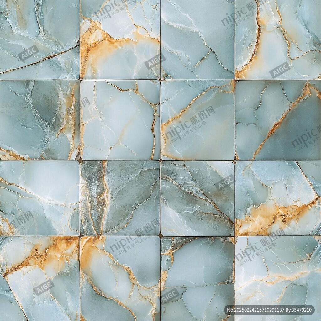 金色网格线条大理石纹