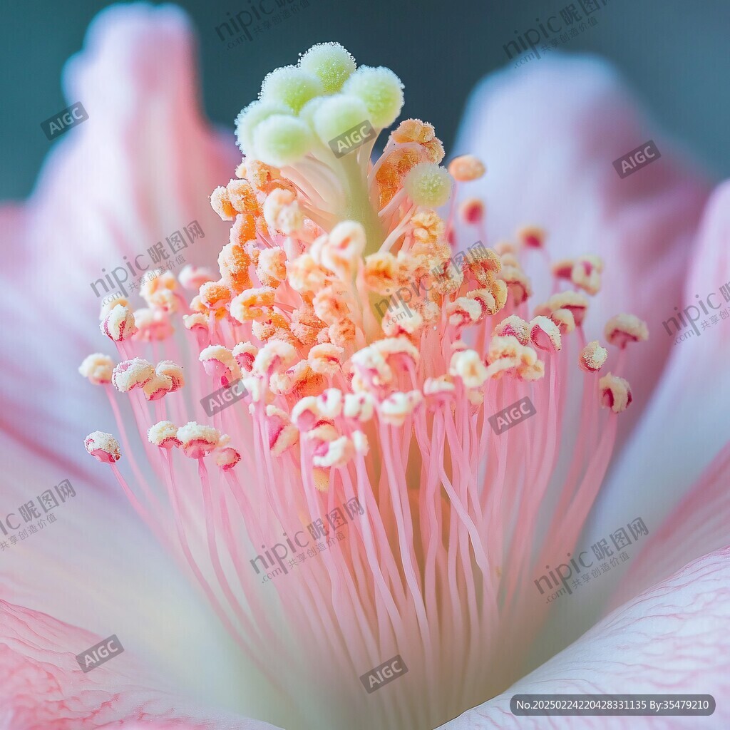 木槿花花蕊
