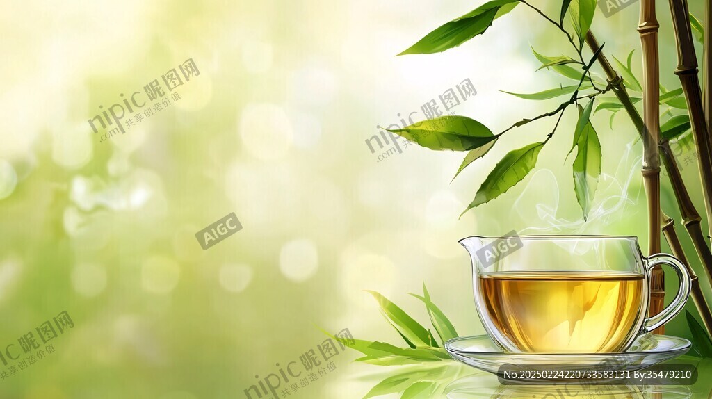 茶意境背景