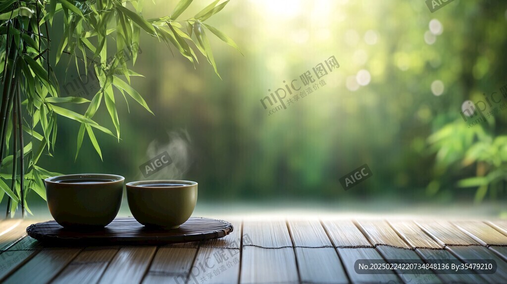 茶意境背景