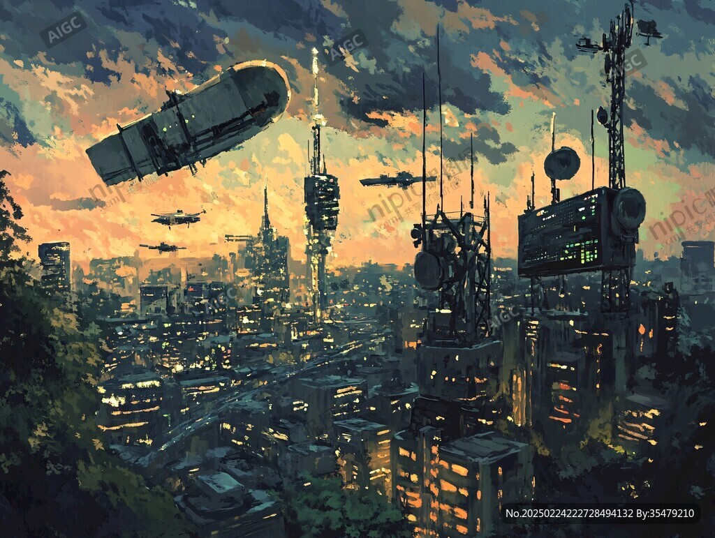 科幻题材插画