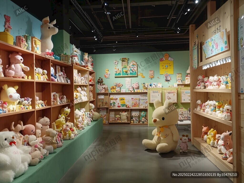 精品玩具店内景环境