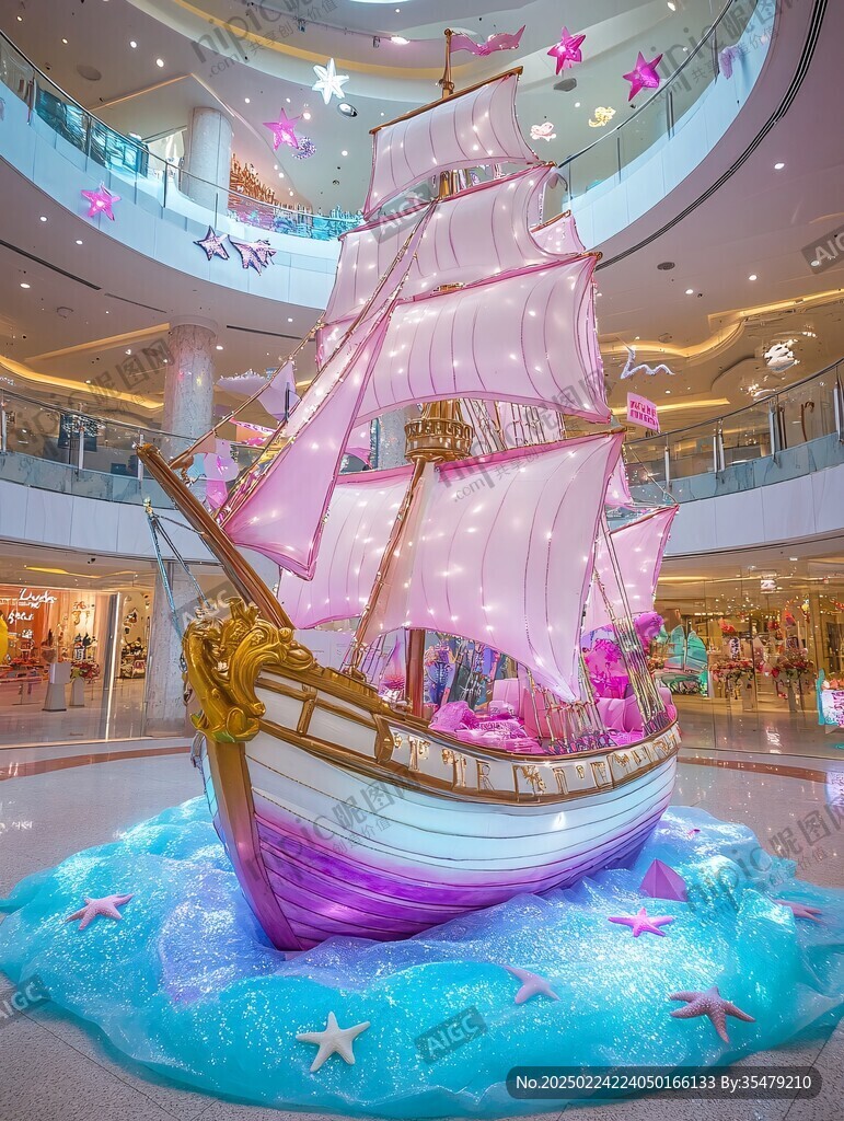 帆船美陈