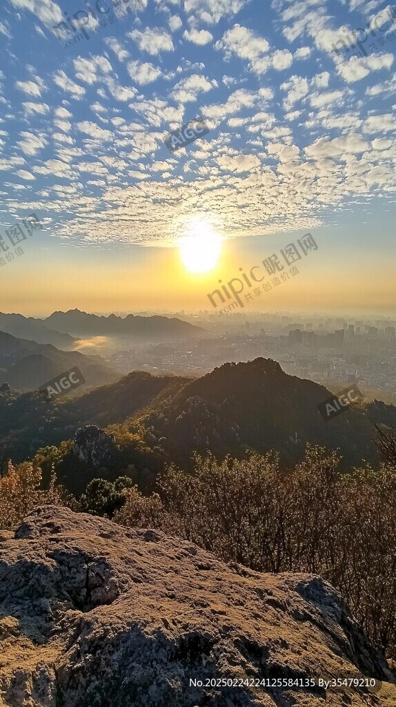 齐山夕照