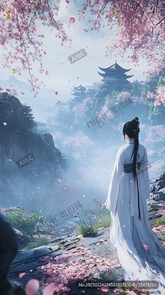 古风人像背景