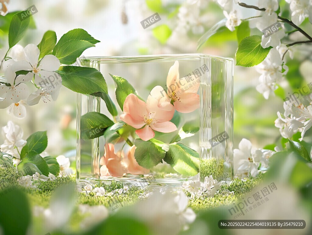 3d立体唯美花卉