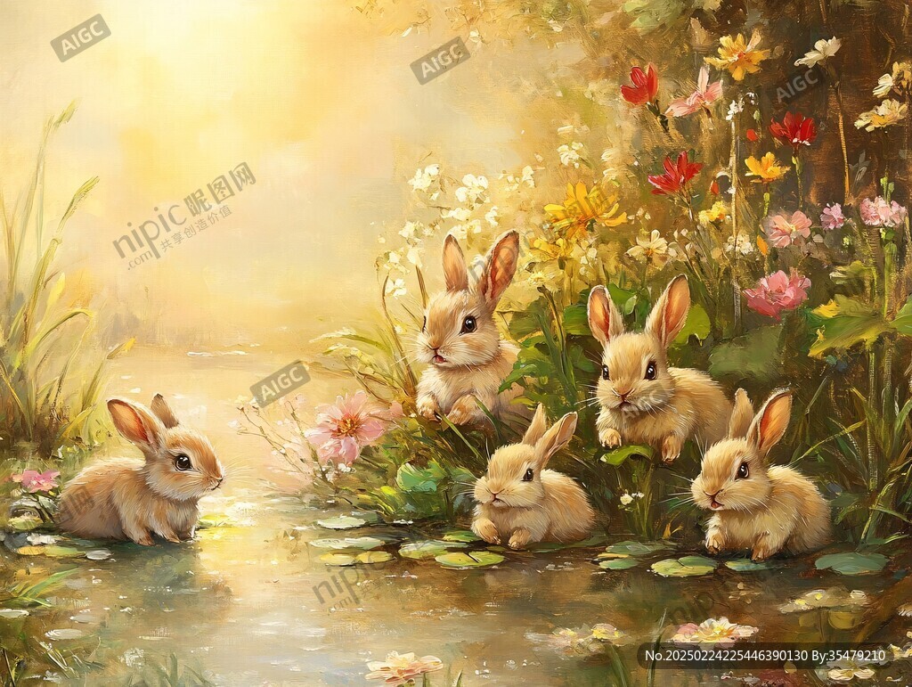 小兔生活场景