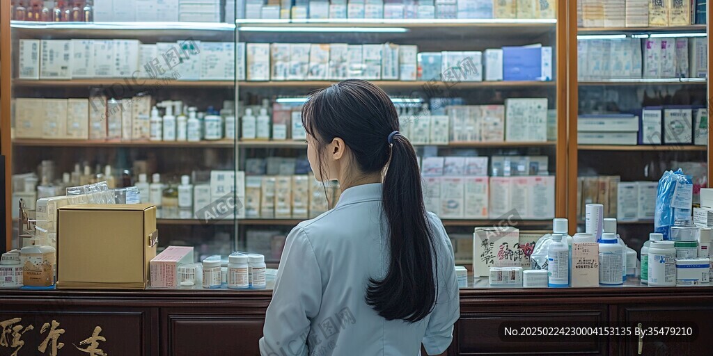 药师背影