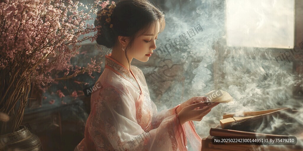 唯美意境古典美女