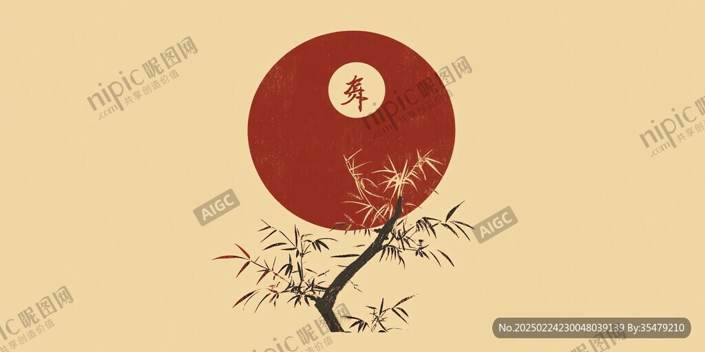 中式极简标志