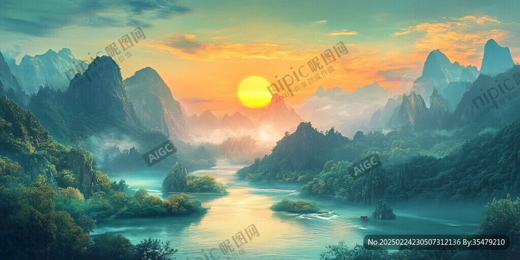 大气高清意境山水