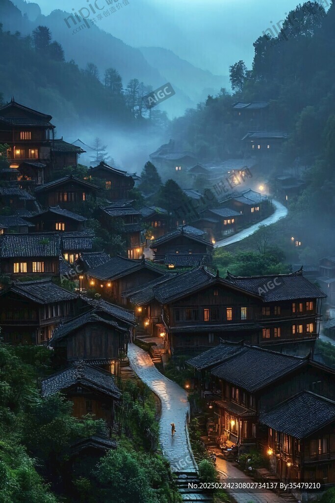 高清吊脚楼