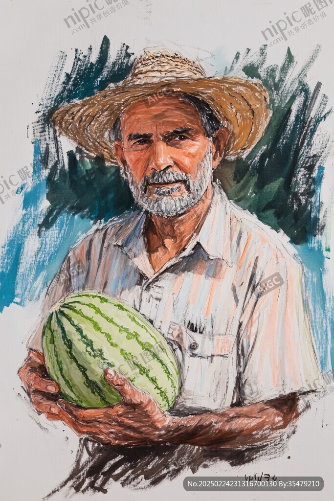 西瓜画画