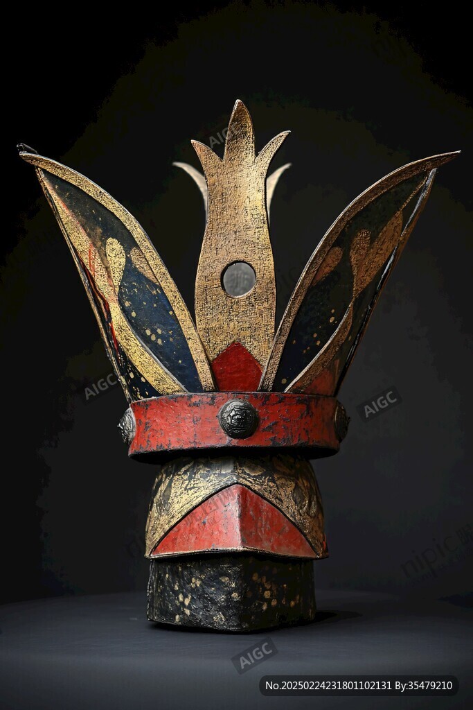 古代金冠帽