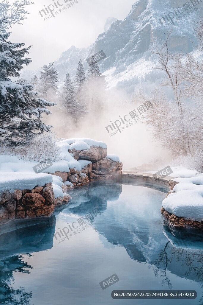 唯美雪景风光