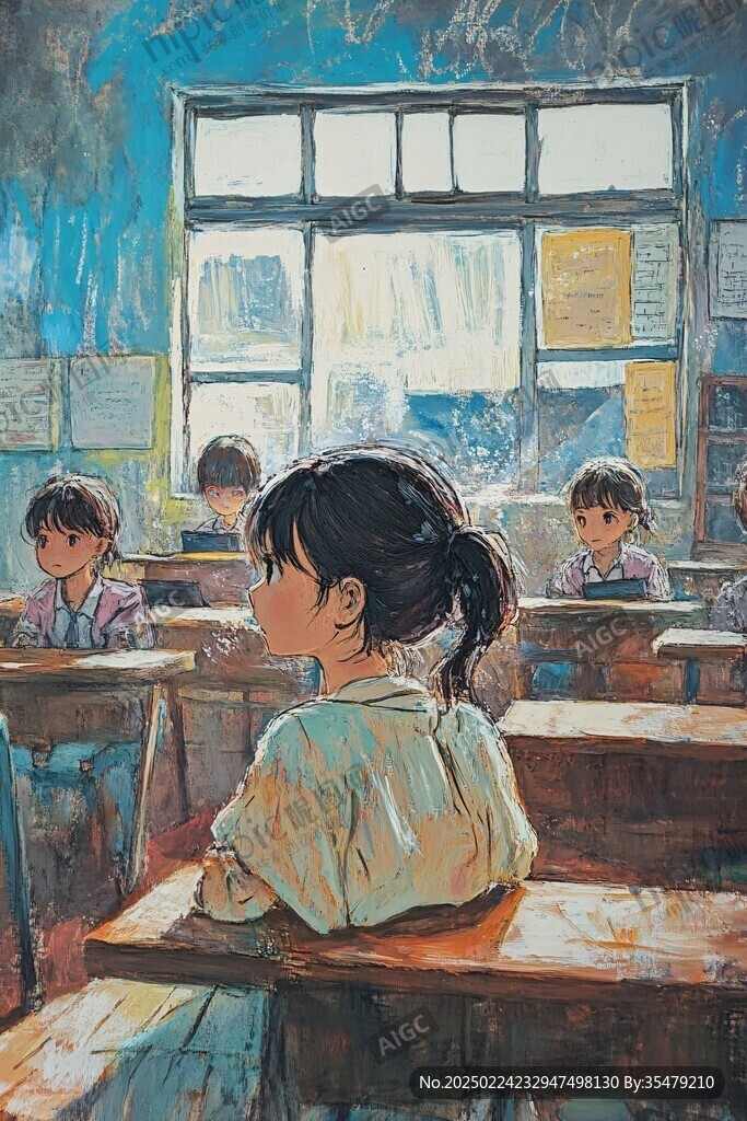 教室插画