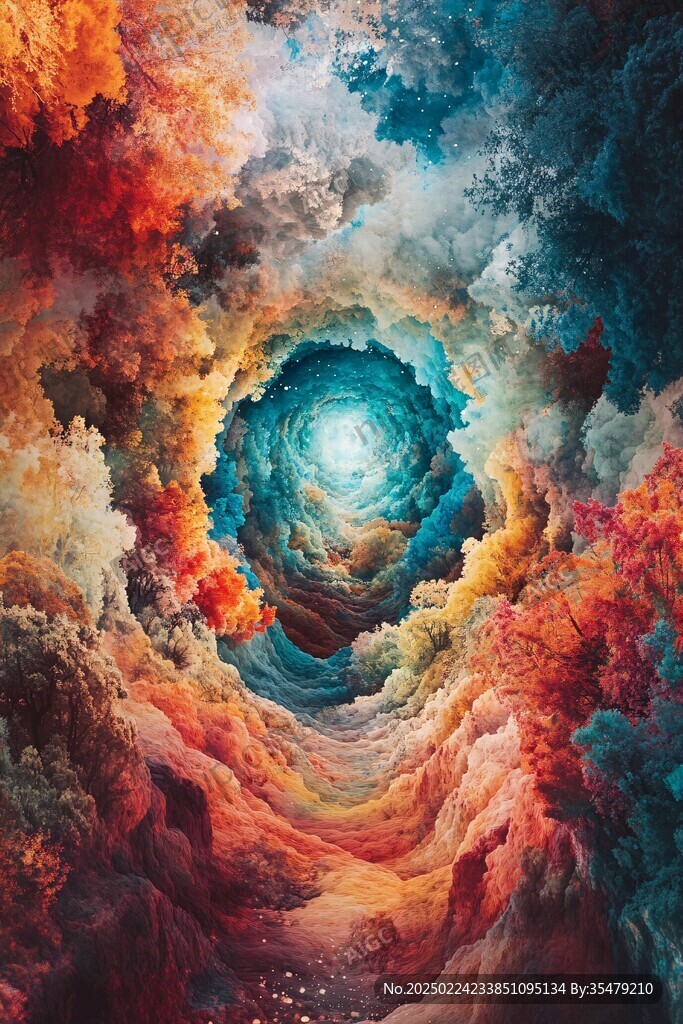 海洋流体画宇宙