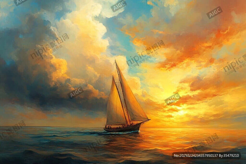 扬帆启航高清画