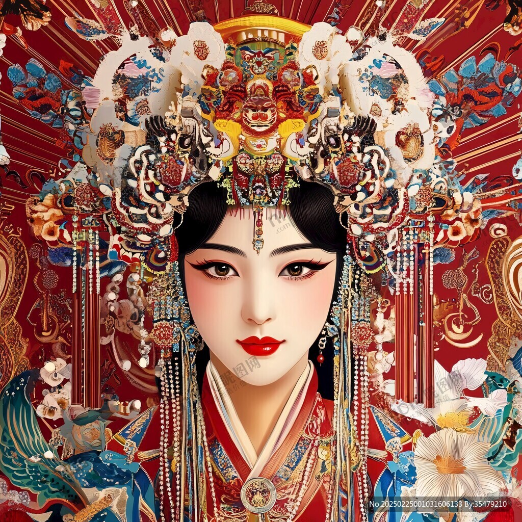 插画武旦