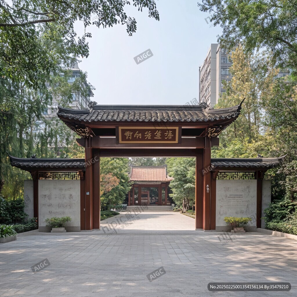 闻道园大门