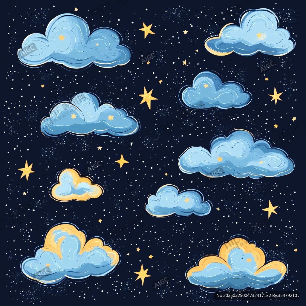 云朵星星