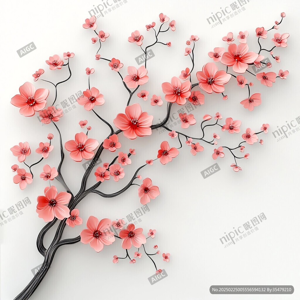 3d梅花