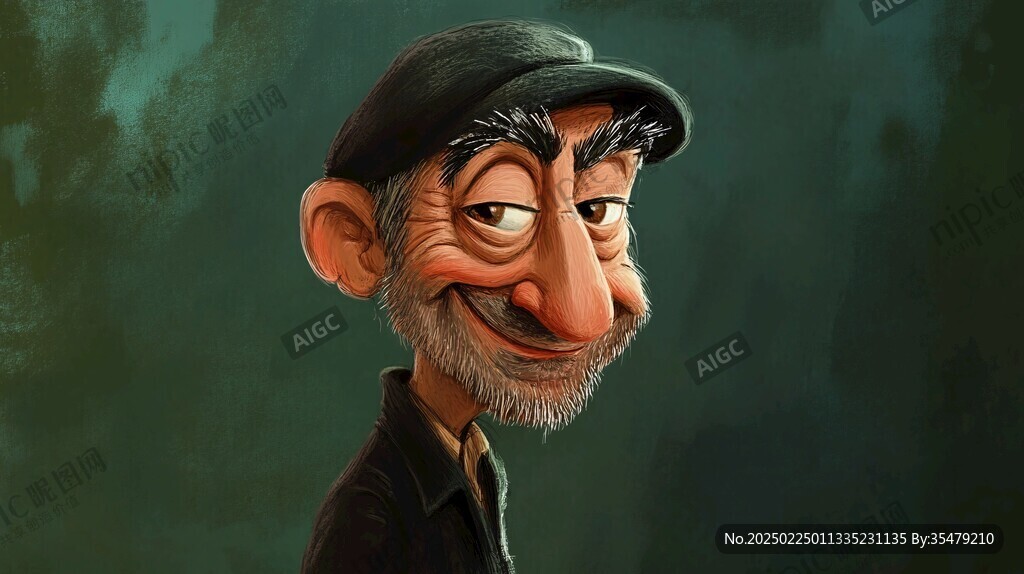 卡通写实漫画人物