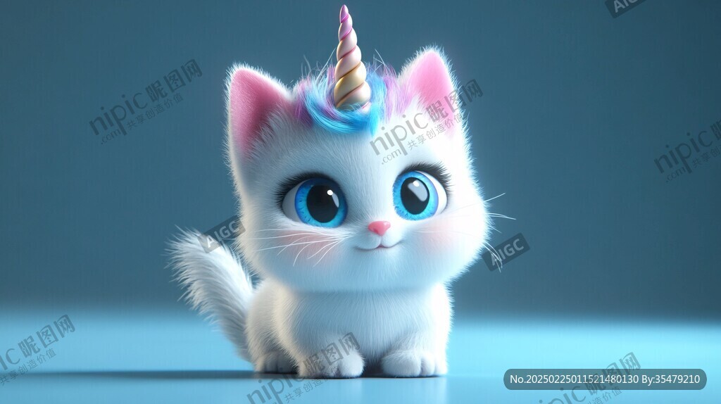 3d卡通猫咪