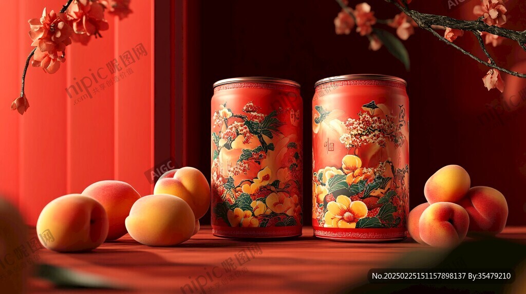 红色调的艺术气息与自然之美